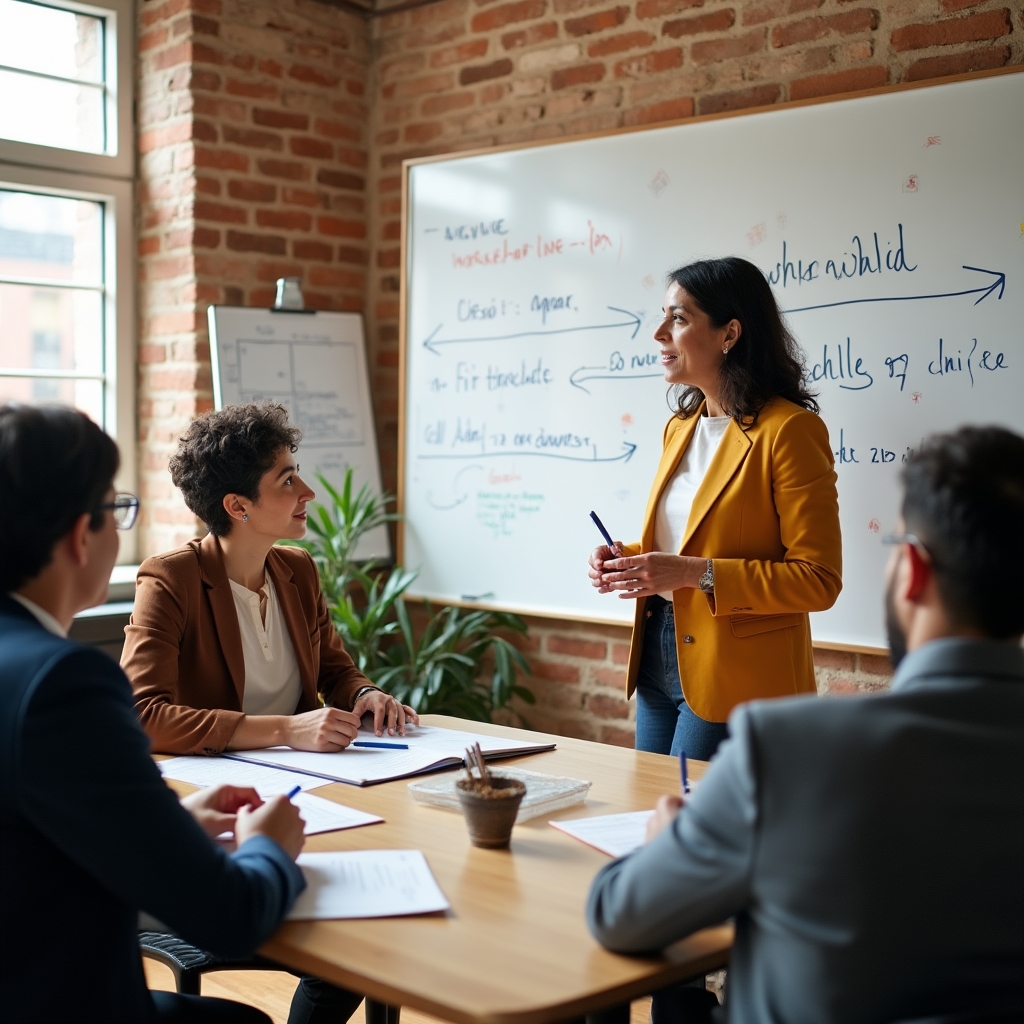 Workshop session developing an action plan for a non-profit organisation